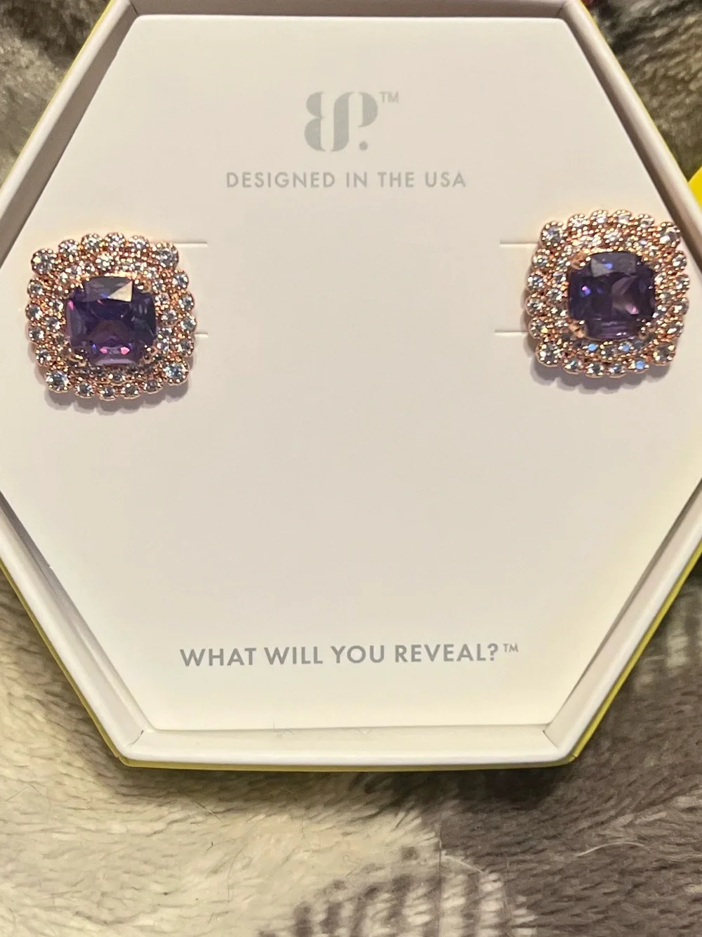 Bomb Party Rose Gold Stud Earrings